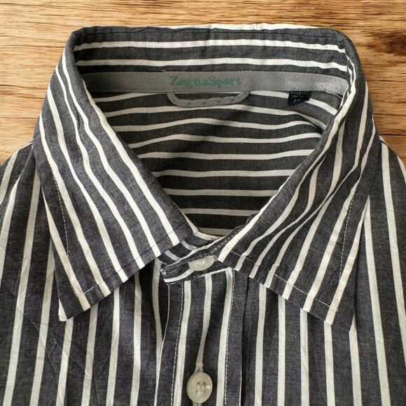 Zegna Sport Other - Zegna Sport - Charcoal Grey Casual Button Up Shirt - Medium